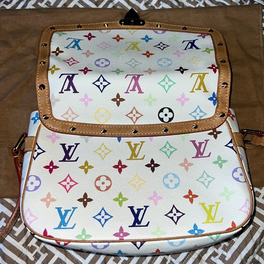 Murakami Louis Vuitton Multicolor Monogram Bag solonge - Picture 6 of 14